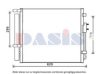 AKS DASIS 562045N Condenser, air conditioning